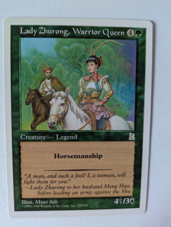 Lady Zhurong, Warrior Queen Portal 3K MTG NM Free shipping with tracking - Image 1