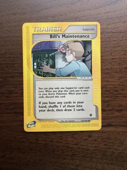 Pokemon Card Expedition 137/165 BILL'S MAINTENANCE (uncommon) NM - Image 1