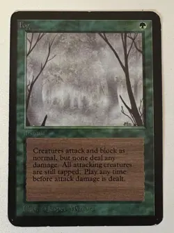 Magic the Gathering MTG Alpha Fog MP+ (Beta Bob) - Image 1
