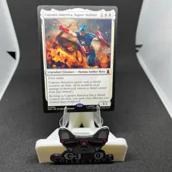 Captain America, Super-Soldier 9 Marvel Super Heroes Magic: The Gathering NM - Image 1