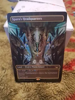 Spara's Headquarters (Borderless) Streets of New Capenna Foil MTG NM Magic Card - Image 1
