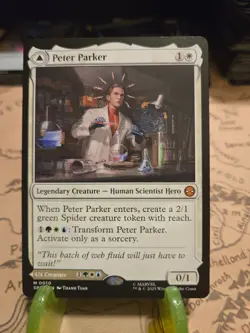 MTG Peter Parker Marvel's Spider-Man Regular Mythic NM - Image 1