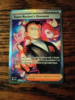 2025 Pokemon TCG Team Rocket’s Giovanni 238 SIR - Destined Rivals - NM/NM+ - Image 1