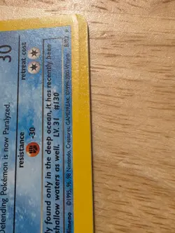 1999 Pokemon Dark Gyarados Prerelease #8 Black Star Promo (damage in photos) - Image 3