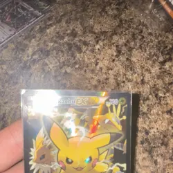 Pokemon TCG Pikachu EX XY124 Black Star Promo Full Art Holo Card - LP English - Image 4