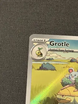 Pokemon Grotle 164/162 Temporal Forces Illustration Rare NM - Image 2