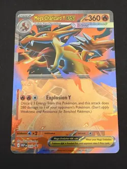 Mega Charizard Y ex 030 Promo ME: Mega Evolution Promo Pokemon Holo NM/M - Image 1