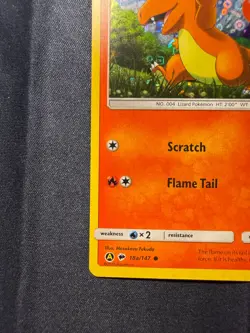 Pokemon TCG - Charmander 18a/147 - 2018 General Mills Holo Promo - Print Lines - Image 4