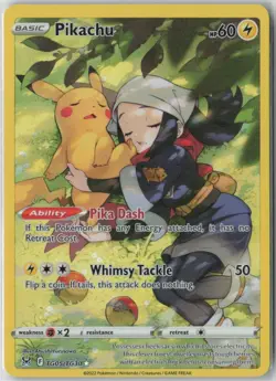 Pokemon Pikachu TCG TG05/TG30 Trainer Gallery Lost Origin Sword & Shield - Image 1
