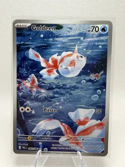 Goldeen Pitch Black 87/84 IR Pokemon TCG Pack Fresh NM - Image 1