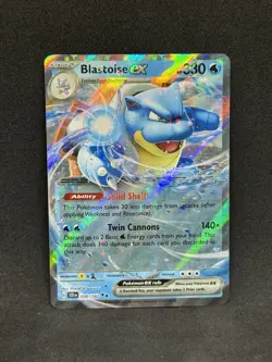 Pokemon Blastoise EX 030/142 Stellar Crown Mint Condition - Image 1