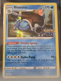 Blastoise 017/078 Pokemon GO Holo NEAR MINT CONDITION! - Image 1
