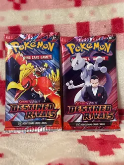 Lot Of 2 Pokemon TCG Scarlet & Violet Destined Rivals New Free Shipping - Image 1
