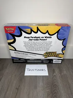 Pokemon TCG Ascended Heroes - Mega Feraligatr EX Box ✅SEALED✅ - Image 2
