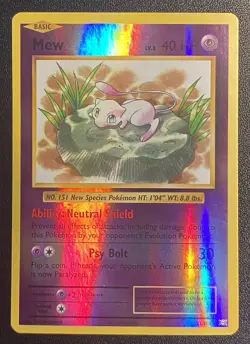 Mew Reverse Holo Rare 53/108 Pokemon TCG XY Evolutions NM* - Image 1