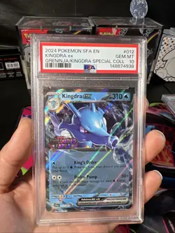 2024 Pokemon Sfa En Kingdra ex 012/064 Shrouded Fable Holo, Special Coll PSA 10 - Image 1