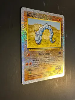 2002 Pokemon Legendary Collection ONIX 84 /110 Reverse Holo Foil Holographic - Image 2