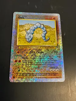 2002 Pokemon Legendary Collection ONIX 84 /110 Reverse Holo Foil Holographic - Image 5