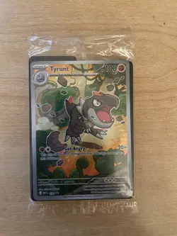 Pokemon TCG Tyrunt #070 Black Star Promo Holo Factory Sealed Mint Mega Evolution - Image 1