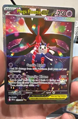 Pokemon TCG Mega Floette EX 117/086 CRI Full Art Holo Psychic 250HP - Image 1