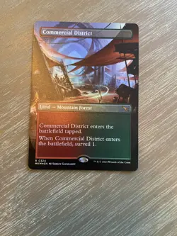 🔮 MTG: Commercial District (Borderless) Murders at Karlov Manor Foil - Image 1