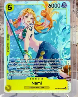 NAMI EB03-053 One Piece Heroines Edition Super Rare Foil Extra Booster Full Art - Image 1