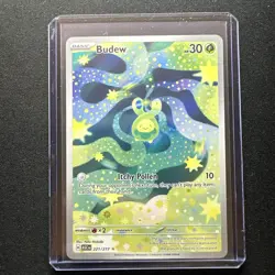 Budew 221/217 Ascended Heroes IR Illustration Rare Holo NM TCG Card Pokemon - Image 1