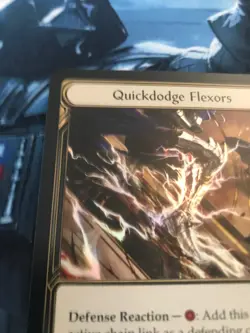 Quickdodge Flexors HNT215 Flesh and Blood TCG Legendary Legs Equipment - Hunted - Image 4