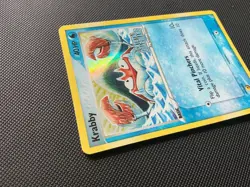 Pokemon Card Crystal Guardians Krabby 54/100 Reverse Holo Common STAMPED DMG - Image 2