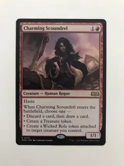 Charming Scoundrel MTG Magic the Gathering Card NM Near Mint WOE - Image 1