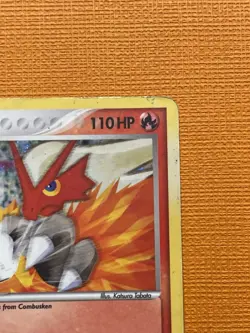 Blaziken 1/17 POP Series 1 Rare Holo Pokemon Card damaged - Image 5