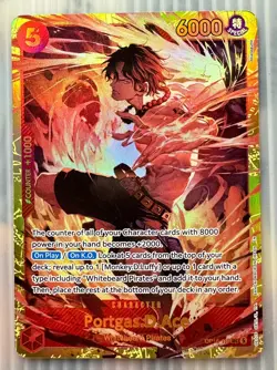 One Piece Card Game - Portgas.D.Ace - OP16-118 - SEC - English - Image 1