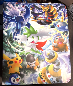 Pokemon-Themed Binder 9 Pocket Zipper 50 Pages 450 Card New 13x11 Unbranded - Image 1