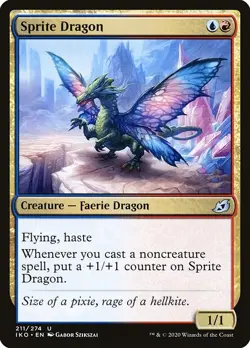 Sprite Dragon 1x MtG Ikoria: Lair of Behemoths SP/NM - Image 1