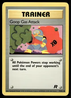 Pokemon Cards Goop Gas Attack 78/82 Unlimited Team Rocket Common NM - Image 1
