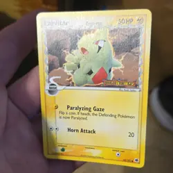 Larvitar Delta Species Stamped Reverse Holo Card 52/101 Dragon Frontiers LP - Image 3