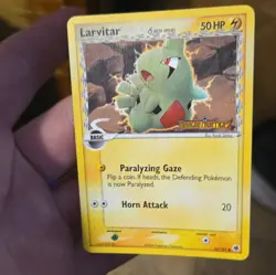 Larvitar Delta Species Stamped Reverse Holo Card 52/101 Dragon Frontiers LP - Image 4