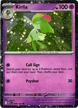 Kirlia (Cosmos Holo) Holo Common Miscellaneous Cards & Products 059/132 NM - Image 1
