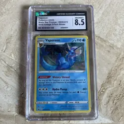 2020 Vaporeon SWSH072 SWSH: Sword & Shield Promo Cards Holo CGC 8.5 - Image 1