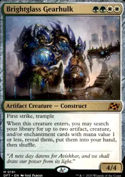 Aetherdrift Magic: The Gathering Brightglass Gearhulk - Image 1