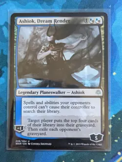 MTG Ashiok, Dream Render - NM - WAR - Image 1