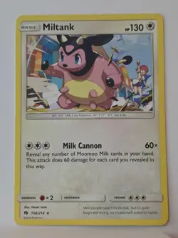 MILTANK 158/214 RARE LOST THUNDER NM/M POKEMON - Image 1