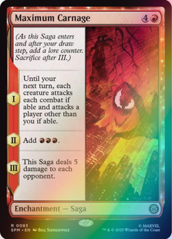 MTG - Maximum Carnage - Foil - SPM 0083 - Spiderman - Rare - Magic - Image 1