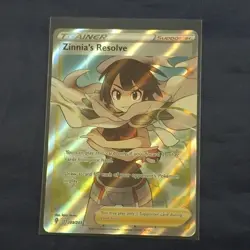 Zinnia's Resolve 203/203 Ultra Rare Evolving Skies Pokemon Holo Near Mint - Image 1