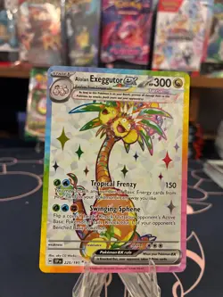 Alolan Exeggutor ex 225/191 Ultra Rare Surging Sparks Pokemon Holo Near Mint - Image 1