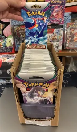19x Pokemon Paldea Evolved Sleeved Booster Pack Sealed Lot - Image 1