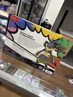 Pokemon TCG Poster Premium Mega Evolucion Ascenso Heroico Lucario Espanol - Image 2