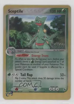 Sceptile Reverse Foil Pokemon EX Ruby & Sapphire #20 2003 - Image 1