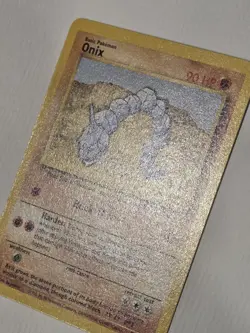 Onix 56/102 Base Set Pokemon NM TCG Vintage - Image 2