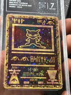 Ancient Mew Holo Promo TAG 7 Essence of SWIRL Pokemon TCG REGRADE Candidate - Image 3